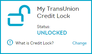 TransUnion Credit Lock