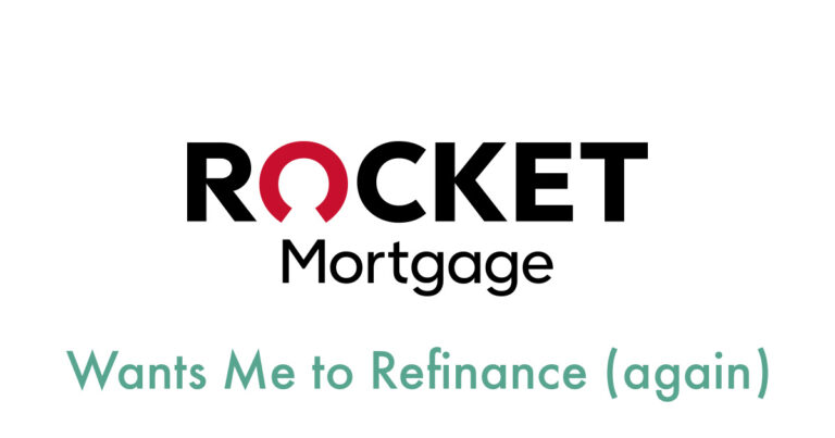 Rocket Mortgage Is Trying to Get Us to Do a Cash-Out Refinance, But I Refuse